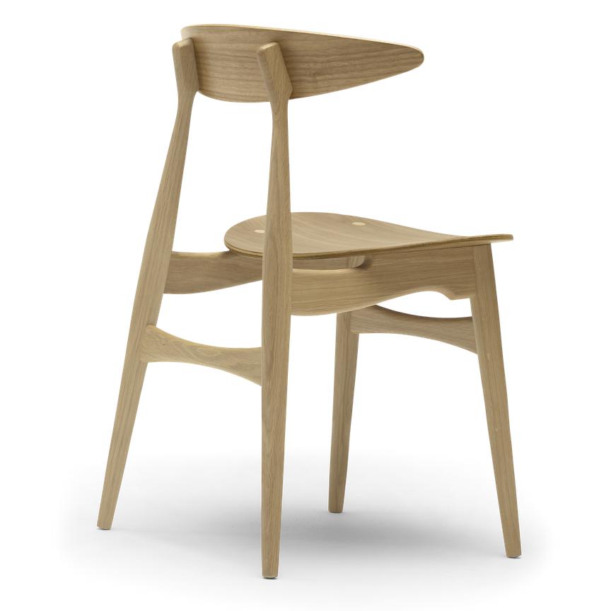 [product_category]-Carl Hansen Ch33 T Chair, Lacquered Oak-Carl Hansen-ch33t-natur-lacqueredoak-CAR-2