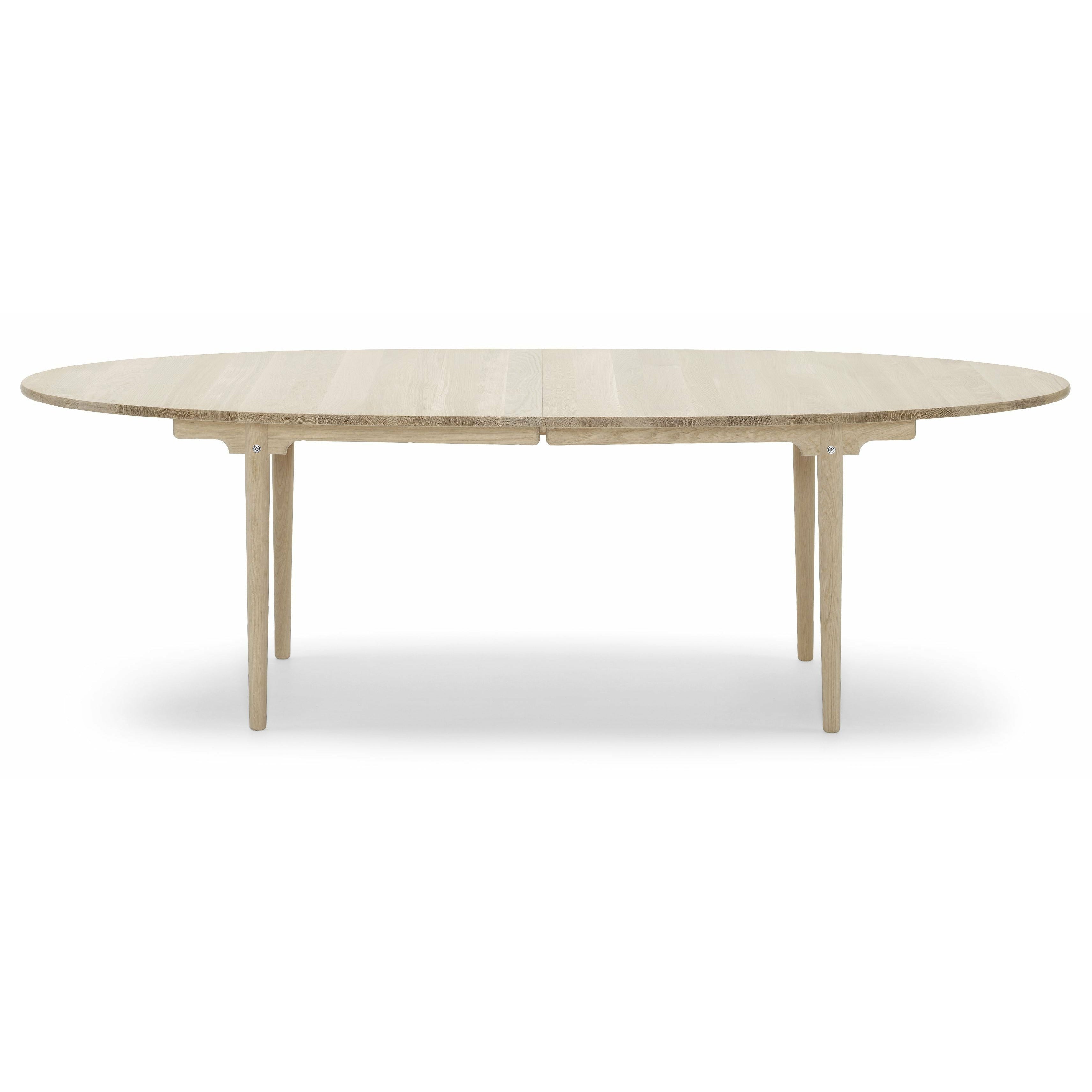 [product_category]-Carl Hansen Ch339 Dining Table Designed For 2 Pull Out Plates, Soaped Oak-Carl Hansen-5715397149274-CH339-OakSoap-2-CAR-1