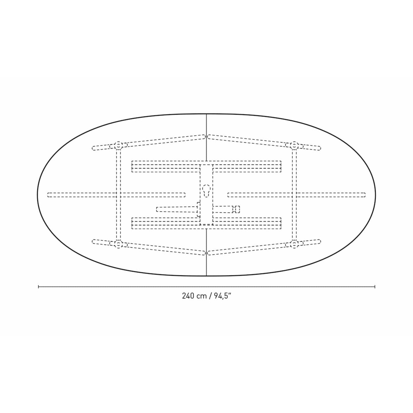 [product_category]-Carl Hansen Ch339 Dining Table Designed For 4 Pull Out Plates, Oak Smoke Colored Oil-Carl Hansen-5715230872116-CH339-oak-smokedoil-4-CAR-5