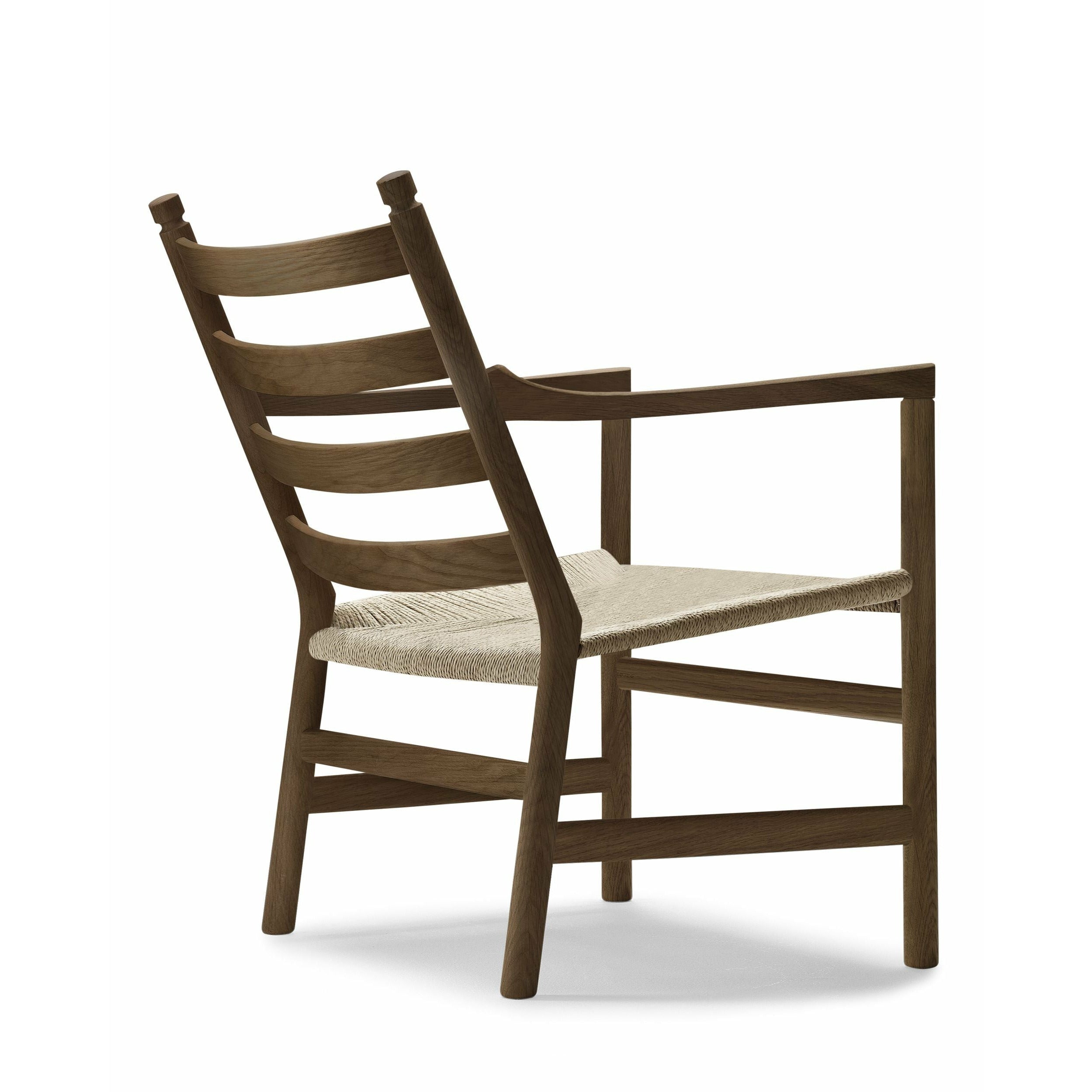 [product_category]-Carl Hansen Ch44 Lounge Chair Oak Smoke Colored Oil, Natural Cord-Carl Hansen-CH44-oak-smokedoil-papercord- natural-CAR-3