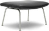 Carl Hansen Ch446 Footstool, Black Leather