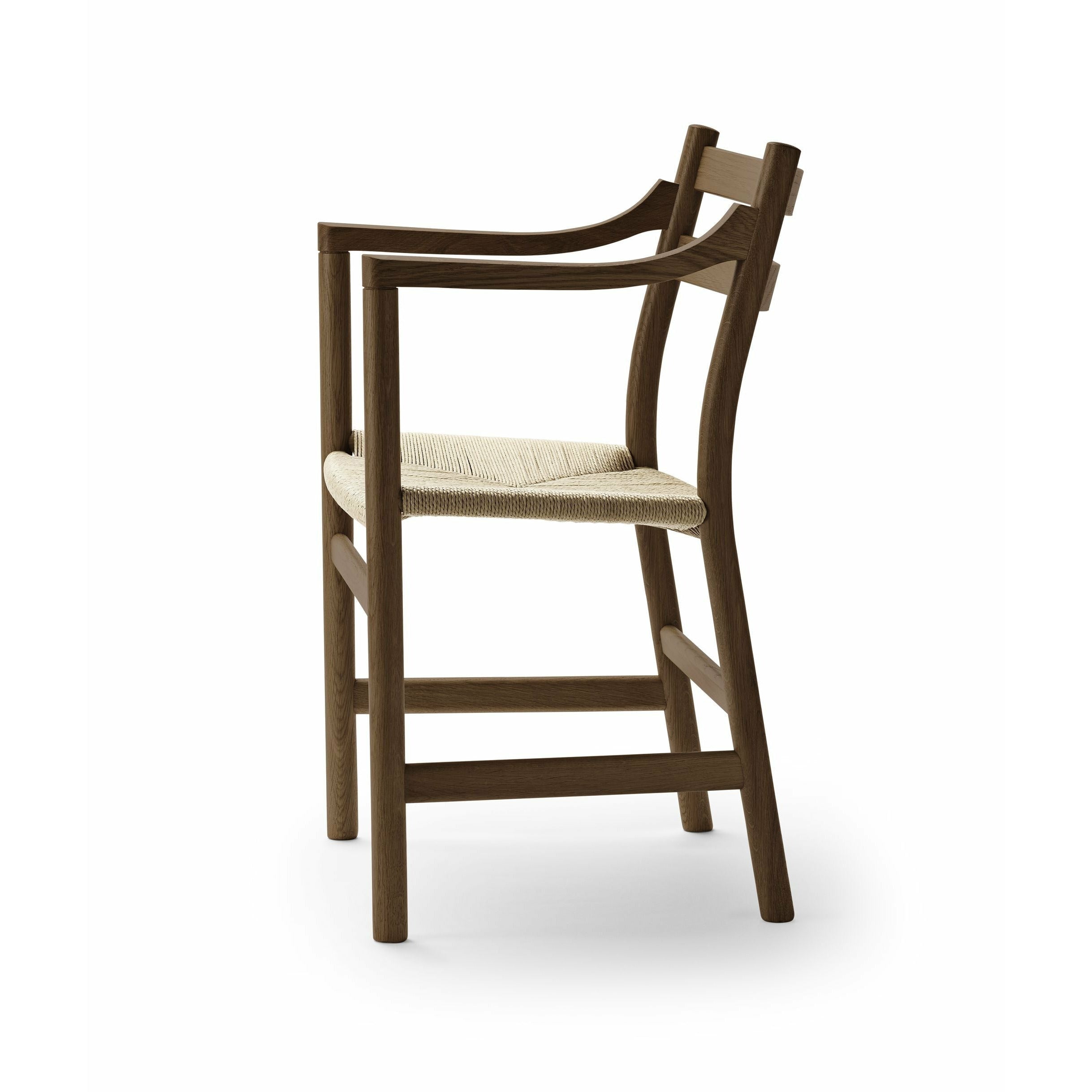 [product_category]-Carl Hansen Ch46 Chair Oak Smoke Colored Oil, Natural Cord-Carl Hansen-CH46-oak-smokedoil-papercord-natural-CAR-2