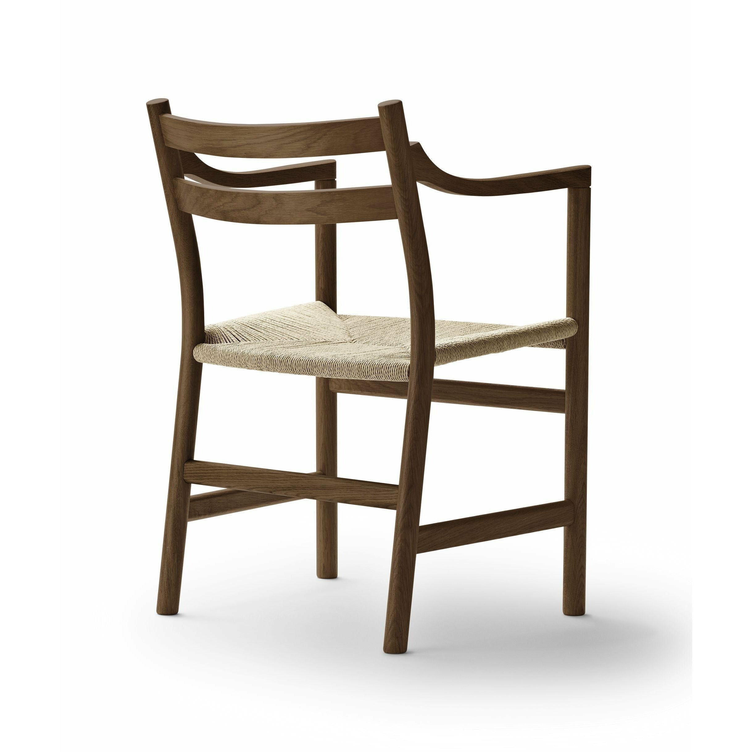 [product_category]-Carl Hansen Ch46 Chair Oak Smoke Colored Oil, Natural Cord-Carl Hansen-CH46-oak-smokedoil-papercord-natural-CAR-3