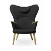  Ch78 Mama Bear Lounge Chair Oak Oil/Black Fiord 0191