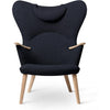  Ch78 Mama Bear Lounge Chair Oak Soap/Blue Fiord 0782