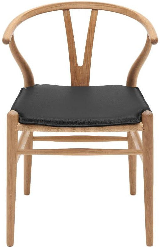 [product_category]-Carl Hansen Cushion For Ch24 Wishbone Chair, Black-Carl Hansen-CUCH24-loke7150-black-CAR-1