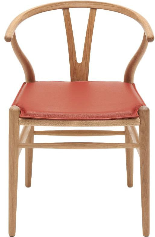 [product_category]-Carl Hansen Cushion For Ch24 Wishbone Chair, Red-Carl Hansen-CUCH24-loke7170-red-CAR-1