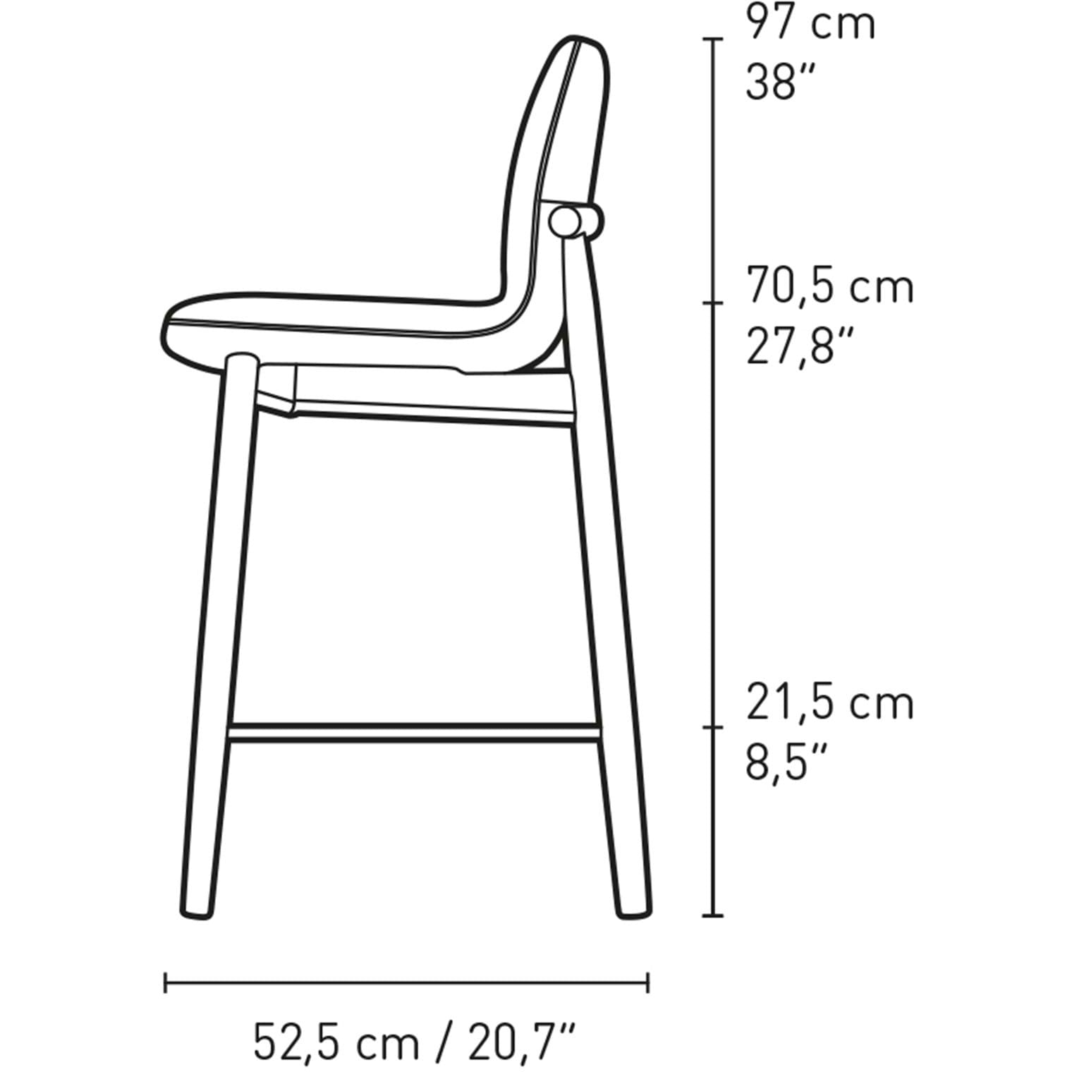 [product_category]-Carl Hansen E007 Embrace Bar Stool Oak Oiled, Mood 03103-Carl Hansen-E007-Oak-Oiled-Mood-03103-CAR-6