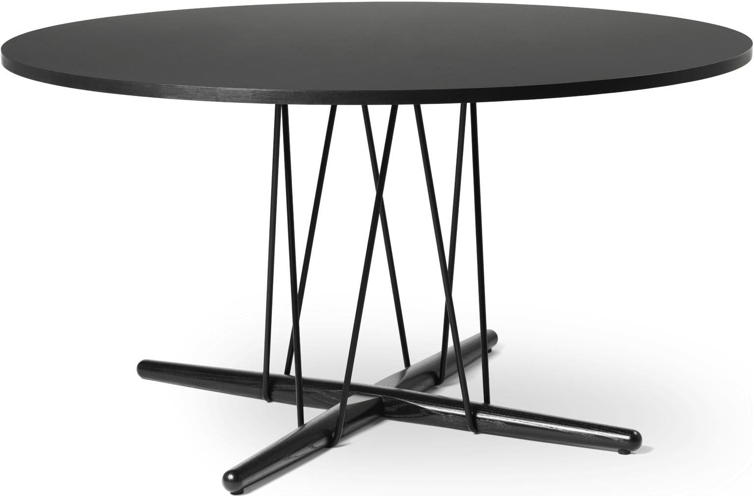 [product_category]-Carl Hansen E020 Embrace Table, Black Oak, ø 79cm-Carl Hansen-5714413317352-E020-795-blackoak-CAR-1