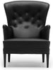  Fh419 Heritage Chair Black Oak/Black Leather
