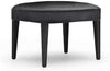 Carl Hansen Fh420 Heritage Footstool, Black Oak/Black Leather