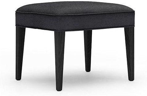 [product_category]-Carl Hansen Fh420 Heritage Footstool, Black Oak/Dark Gray Fabric-Carl Hansen-CHFH420-fiord191-blackoak-CAR-1