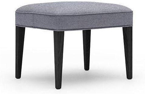 [product_category]-Carl Hansen Fh420 Heritage Footstool, Black Oak/Light Gray Fabric-Carl Hansen-CHFH420-fiord151-blackoak-CAR-1