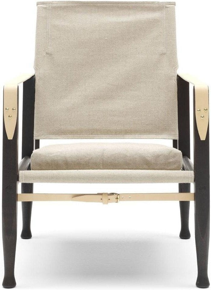 [product_category]-Carl Hansen Kk47000 Safari Chair, Smoked Ash/Natural-Carl Hansen-CHKK4700-naturalcanvas-smokedash-CAR-1