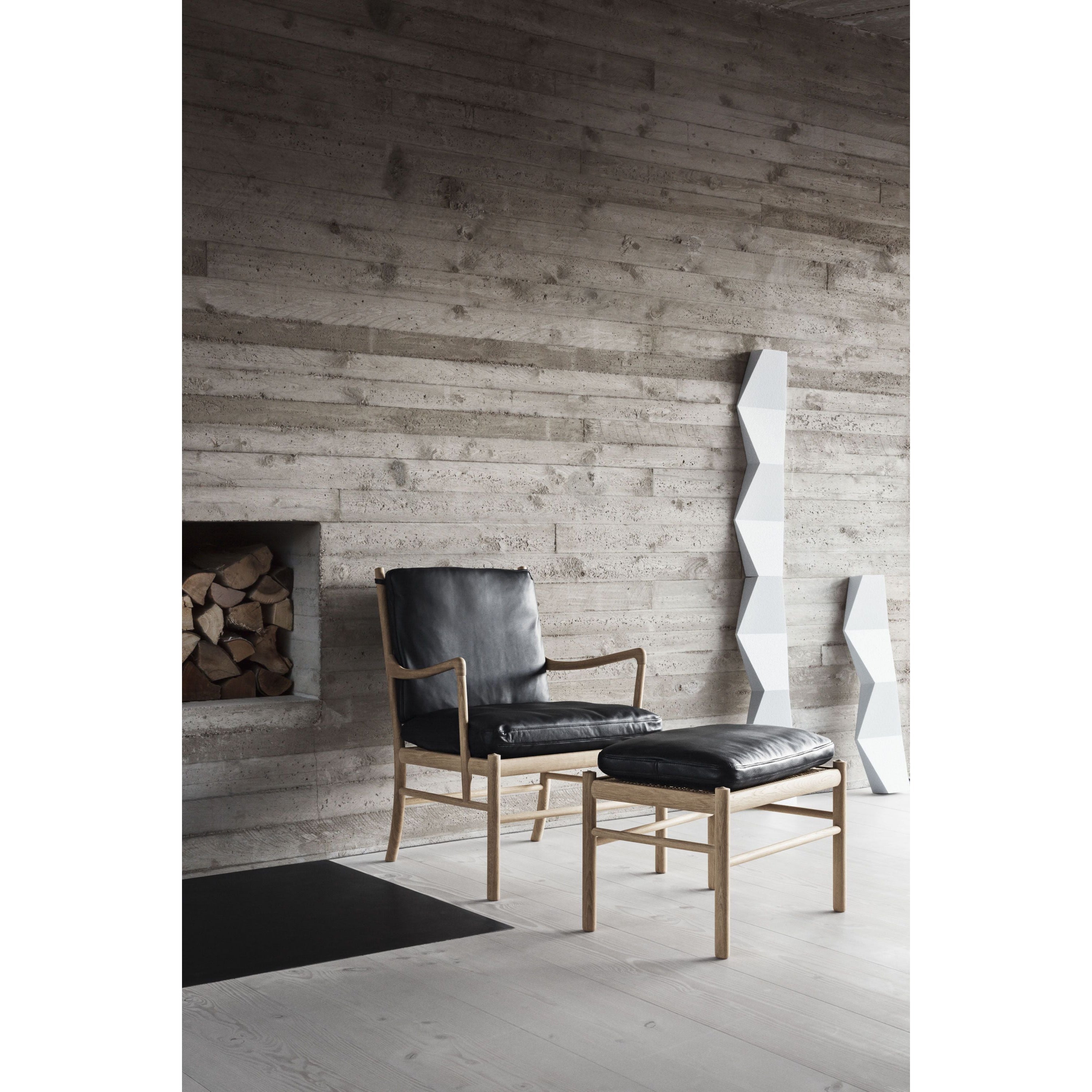 [product_category]-Carl Hansen Kk53130 Easy Chair, Black Oak/Black Leather-Carl Hansen-CHKK53130-sif98-blackoak-CAR-4