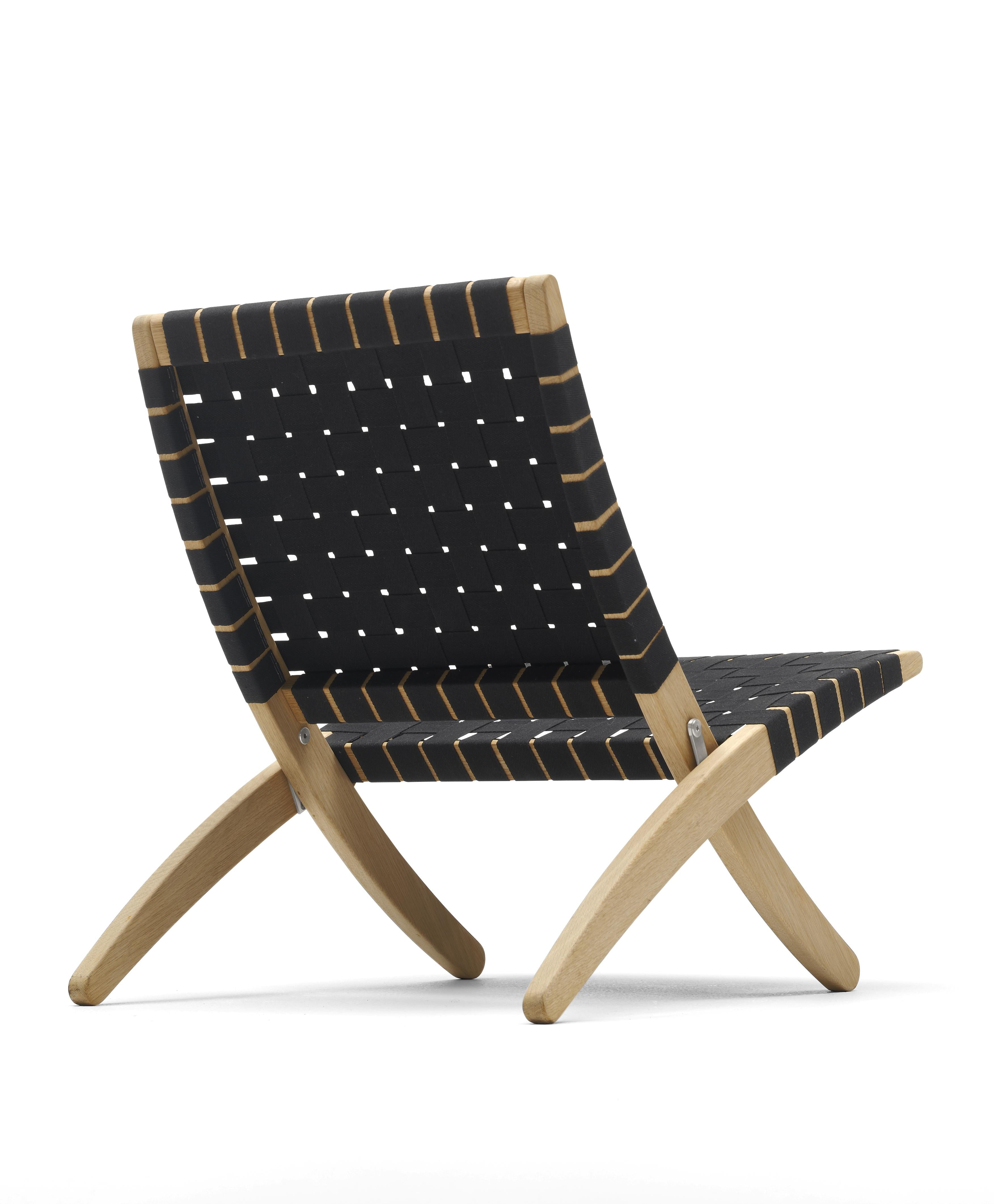[product_category]-Carl Hansen Mg501 Cuba Chair Oak Oil, Black Cotton Straps-Carl Hansen-5710954465286-MG501-020-102-Gjorde-Sort-CAR-2