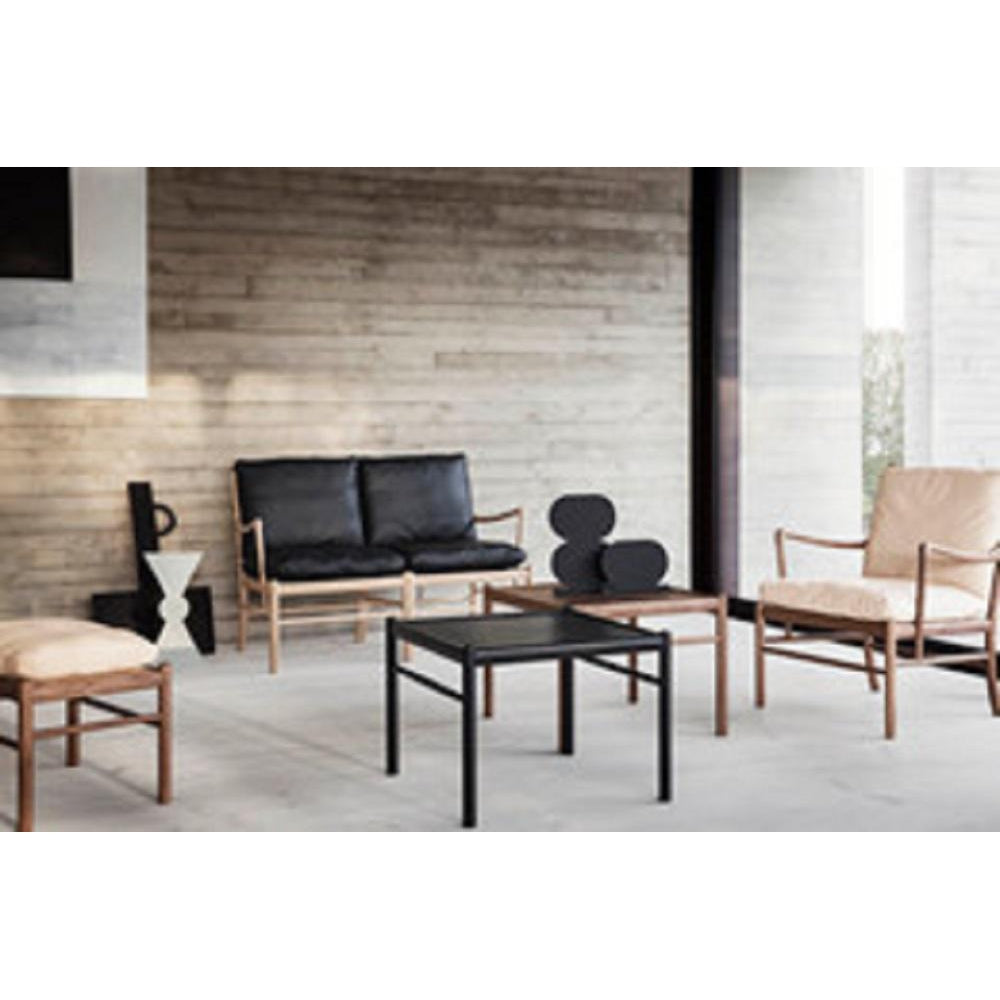 [product_category]-Carl Hansen Ow149 2 Colonial Sofa, Oiled Walnut/Black Leather-Carl Hansen-ow149-2-sif98-oiledwalnut-CAR-2