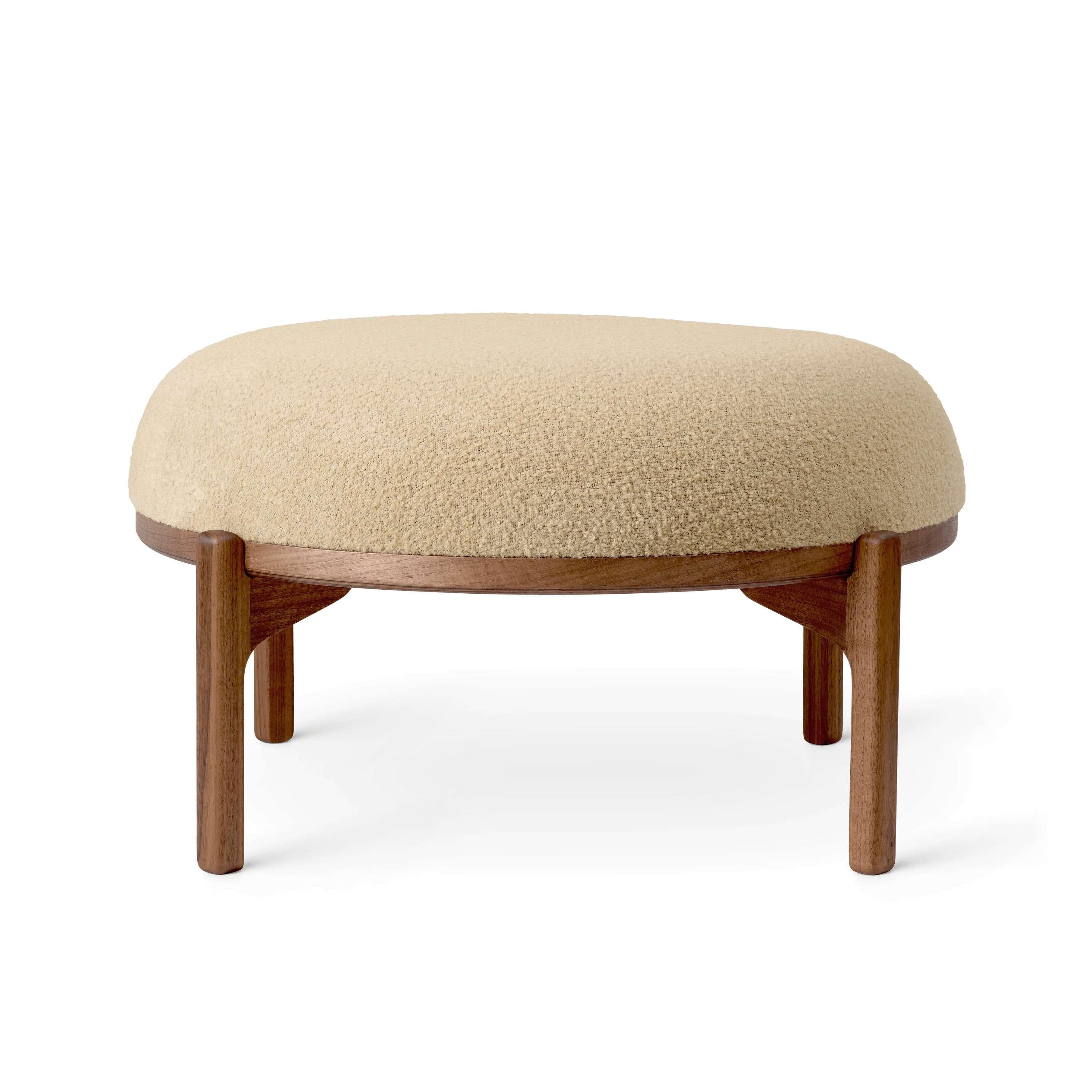 [product_category]-Carl Hansen Rf1903 F Sideways Footstool, Walnut Oiled/Baru 0330-Carl Hansen-RF1903F-Walnut-Oil-Baru-0330-CAR-1