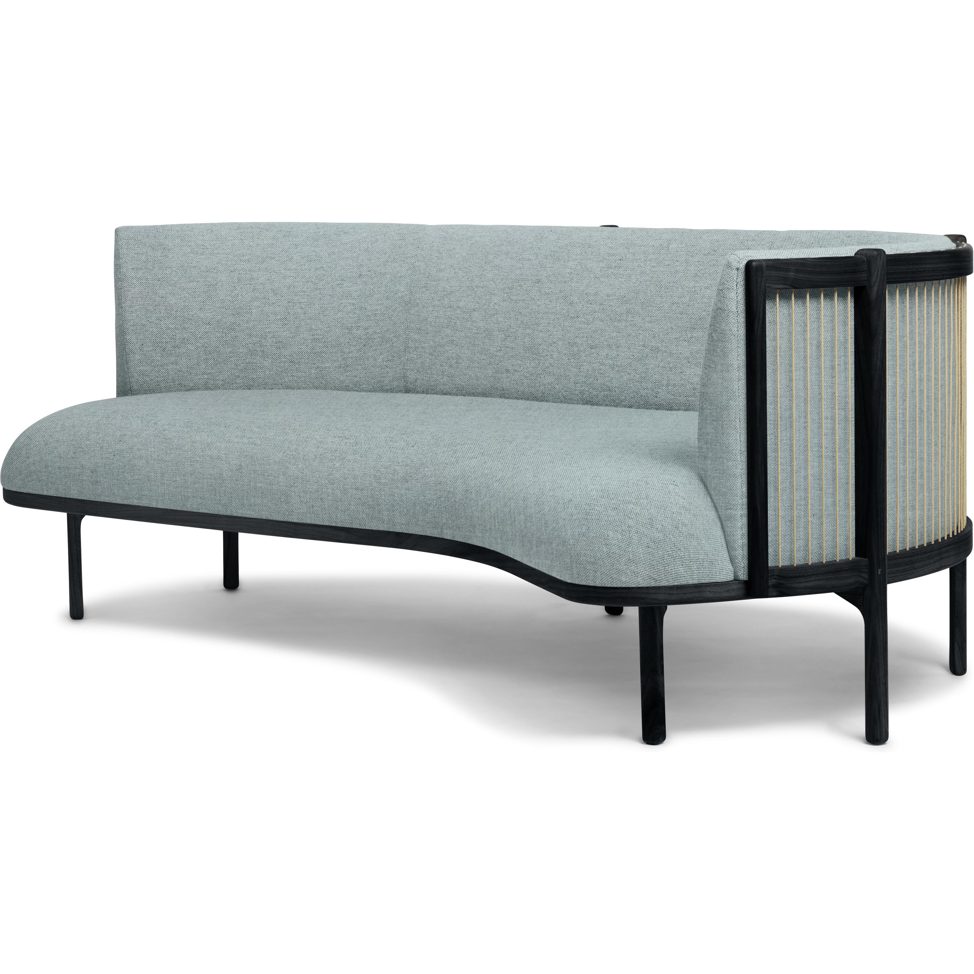 [product_category]-Carl Hansen Rf1903 R Sideways Sofa 3 Seater Right Oak/Remix Fabic, Blue/Black-Carl Hansen-RF1903-R-oak-black-remix823-CAR-1
