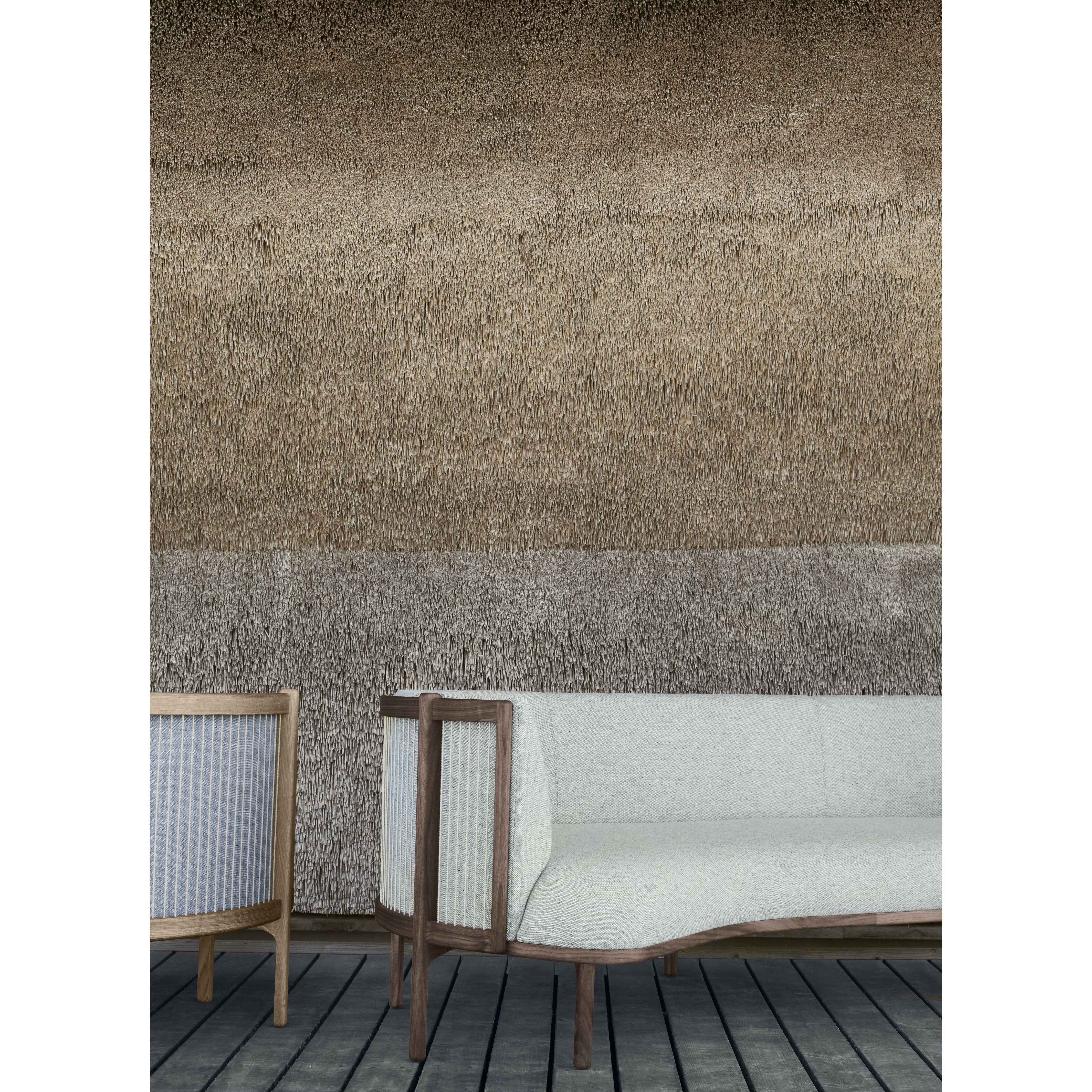 [product_category]-Carl Hansen Rf1903 R Sideways Sofa 3 Seater Right Oak/Remix Fabic, Blue/Black-Carl Hansen-RF1903-R-oak-black-remix823-CAR-6
