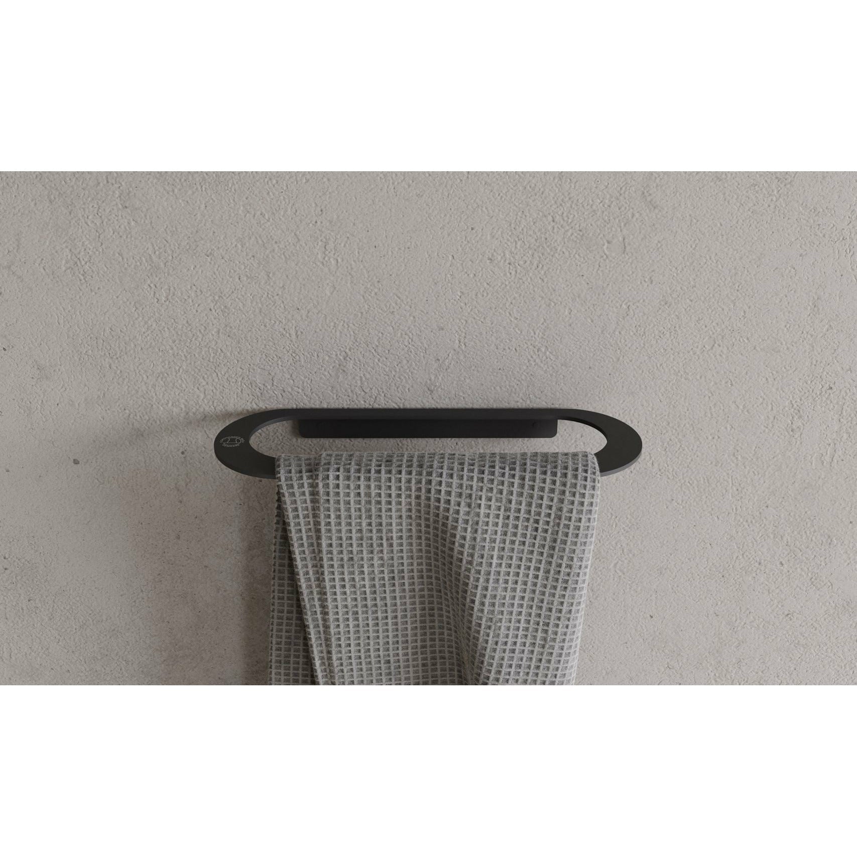 [product_category]-Copenhagen Bath Cb 100 Towel Holder L28 Cm, Mat Black-Copenhagen Bath-5700400401029-40040102-COP-2