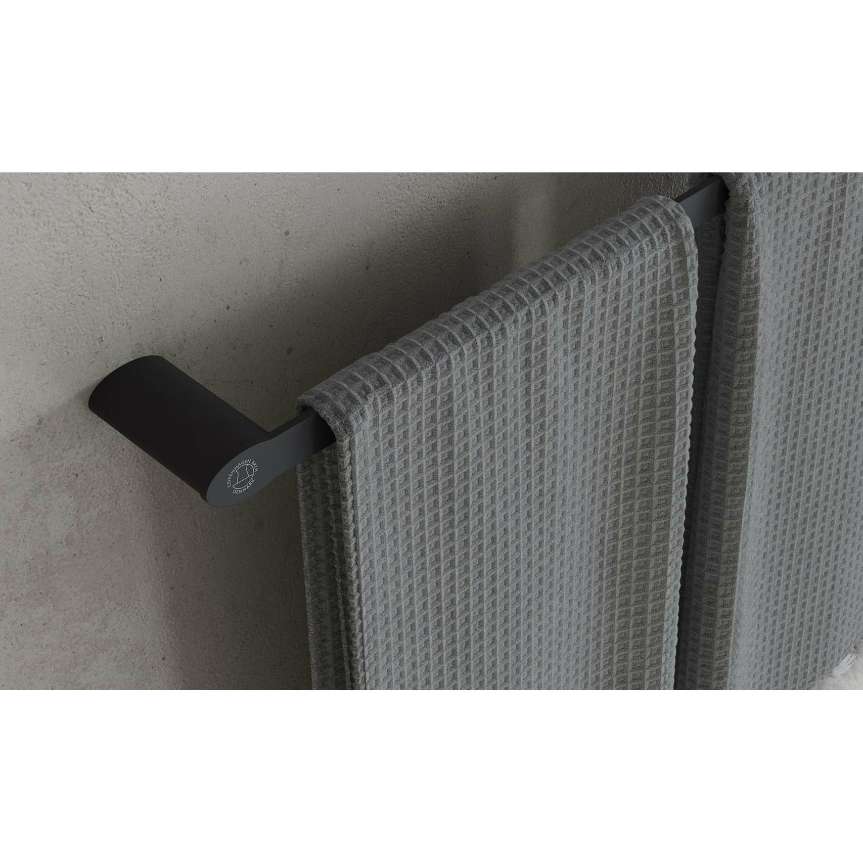 [product_category]-Copenhagen Bath Cb 200 Towel Holder, Mat Black-Copenhagen Bath-5700400401203-40040120-COP-3