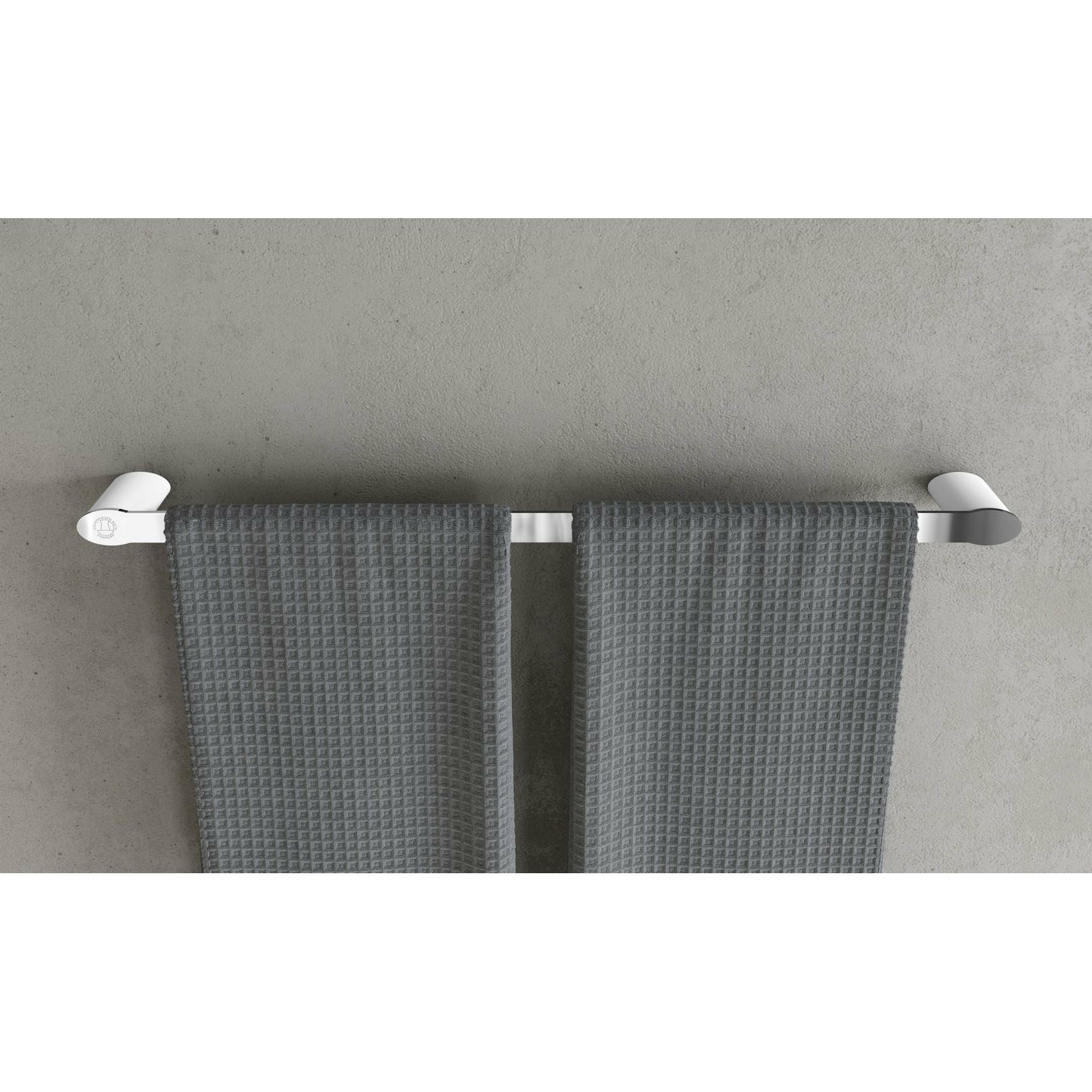 [product_category]-Copenhagen Bath Cb 200 Towel Holder, Mat White-Copenhagen Bath-5700400401265-40040126-COP-2
