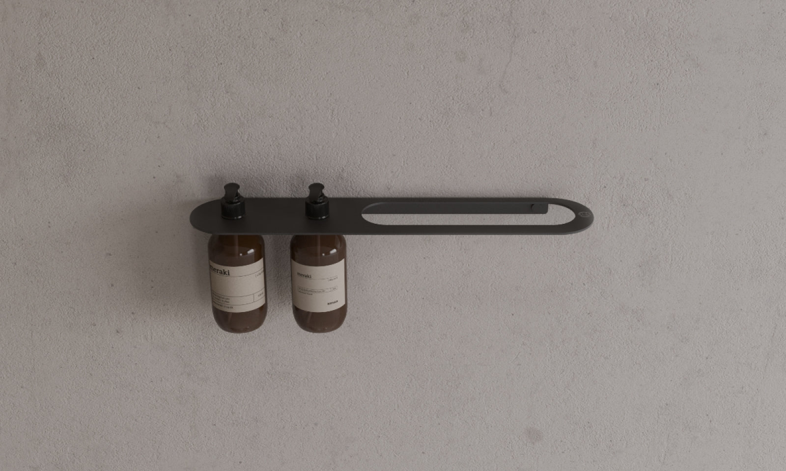 [product_category]-Copenhagen Bath Cb100 Soap And Towel Holder, Matte Black-Copenhagen Bath-5700400401876-40040187-COP-2