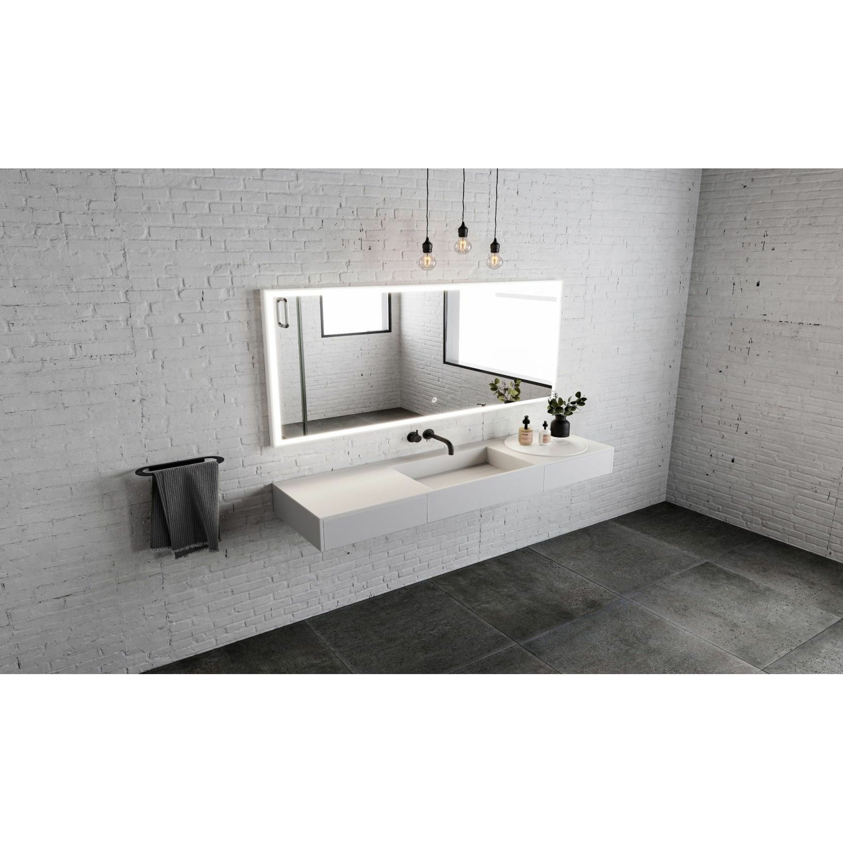 [product_category]-Copenhagen Bath Enköping Wash Basin, L140 Cm-Copenhagen Bath-5700400100960-40010096-COP-3