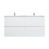 Copenhagen Bath Malmö Cabinet With Double Romsø Sink, L120 Cm