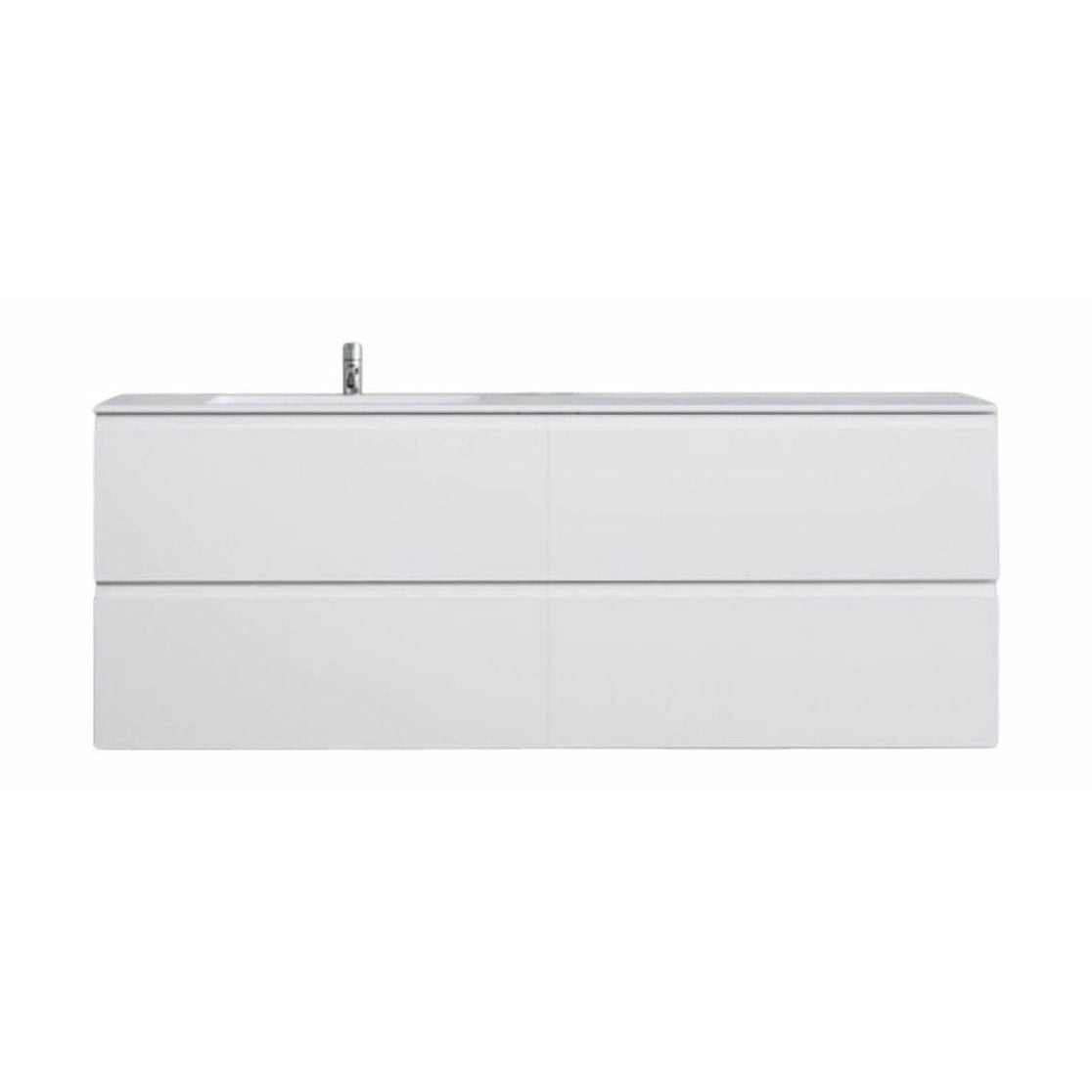 [product_category]-Copenhagen Bath Malmö Cabinet With Left Romsø Sink, L160 Cm-Copenhagen Bath-5700300102101-30010210-COP-1