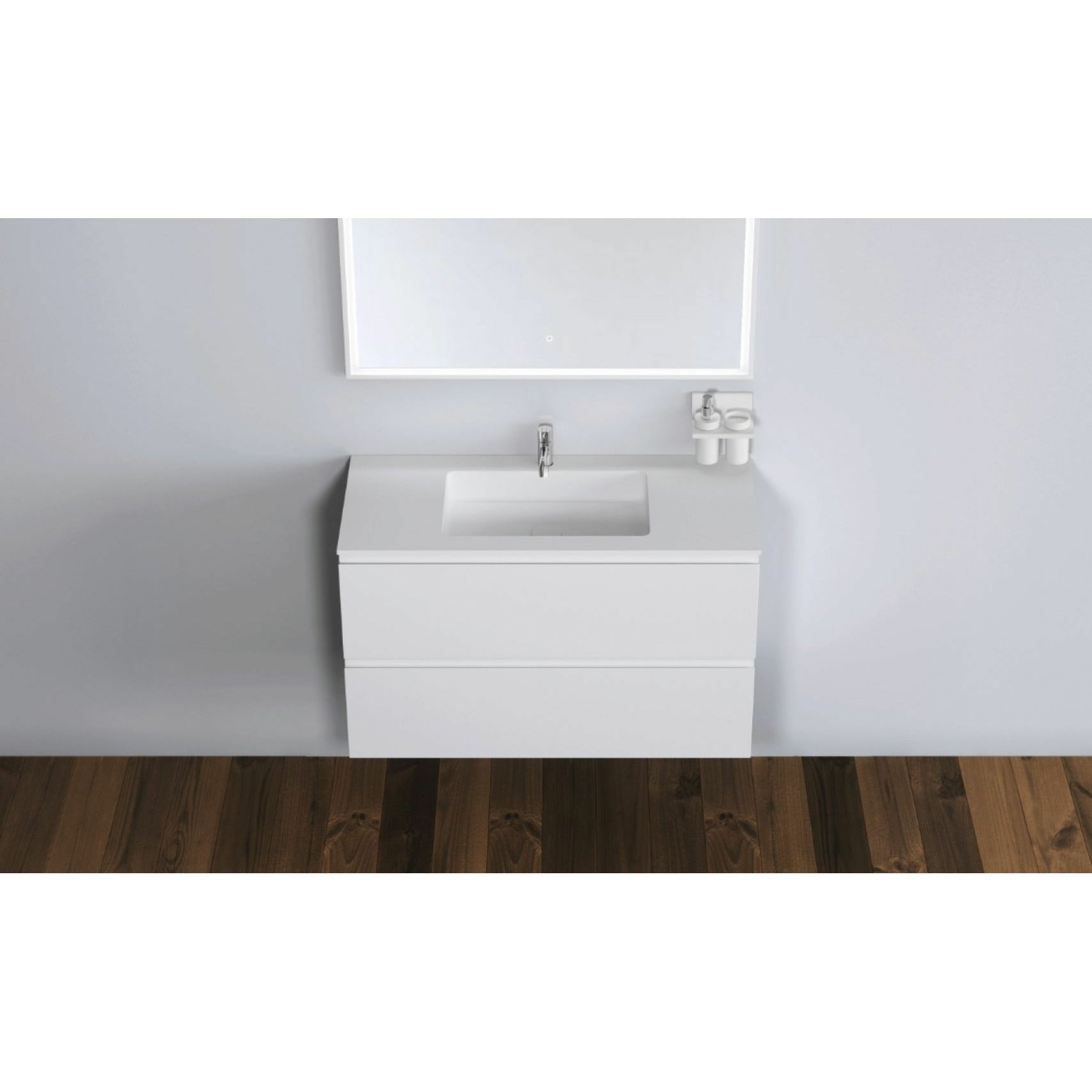 [product_category]-Copenhagen Bath Malmö With Center Romsø Sink, L100 Cm-Copenhagen Bath-5700300101968-30010196-COP-4
