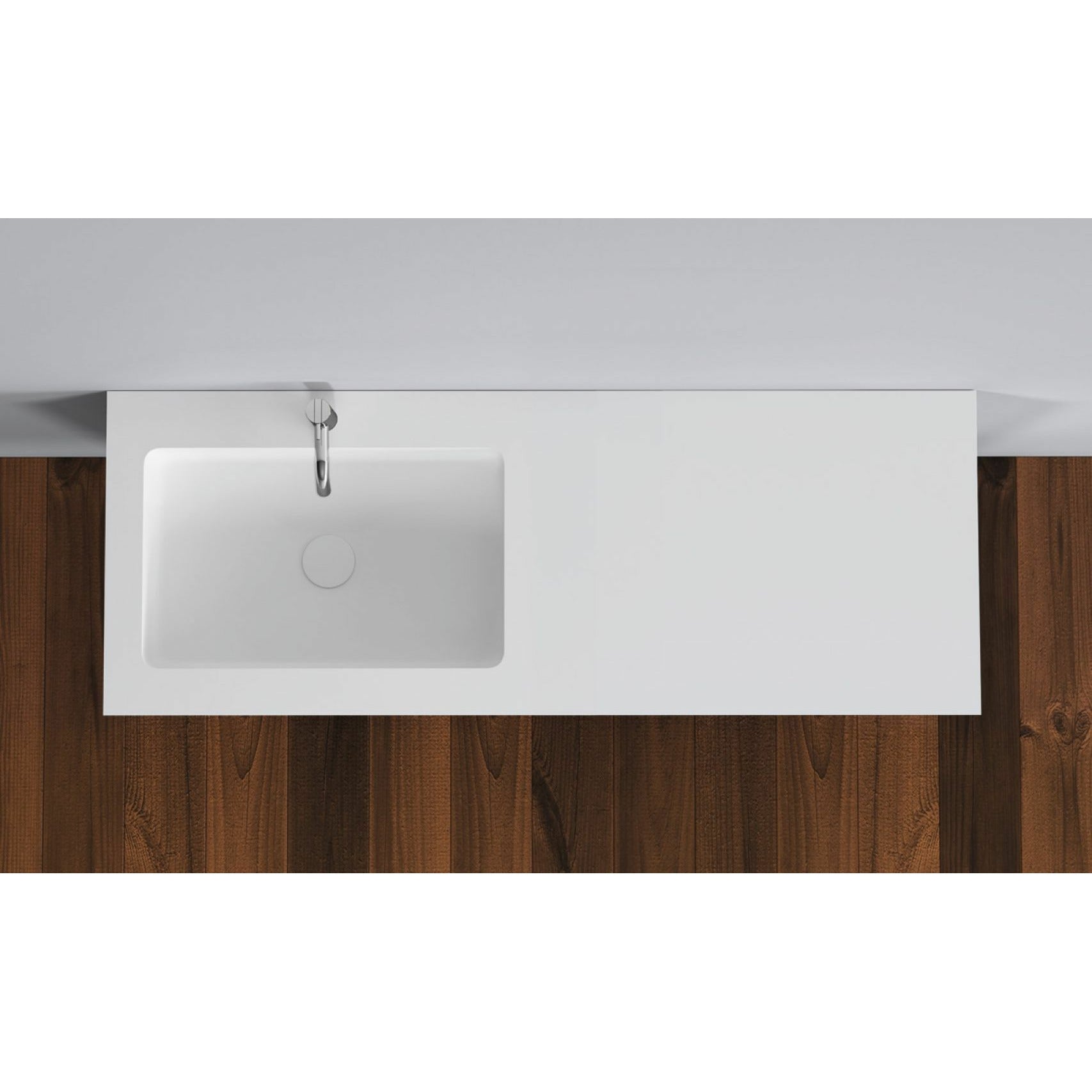 [product_category]-Copenhagen Bath Romsø Left Wash Basin, L120 Cm-Copenhagen Bath-5700300400672-30040067-COP-2