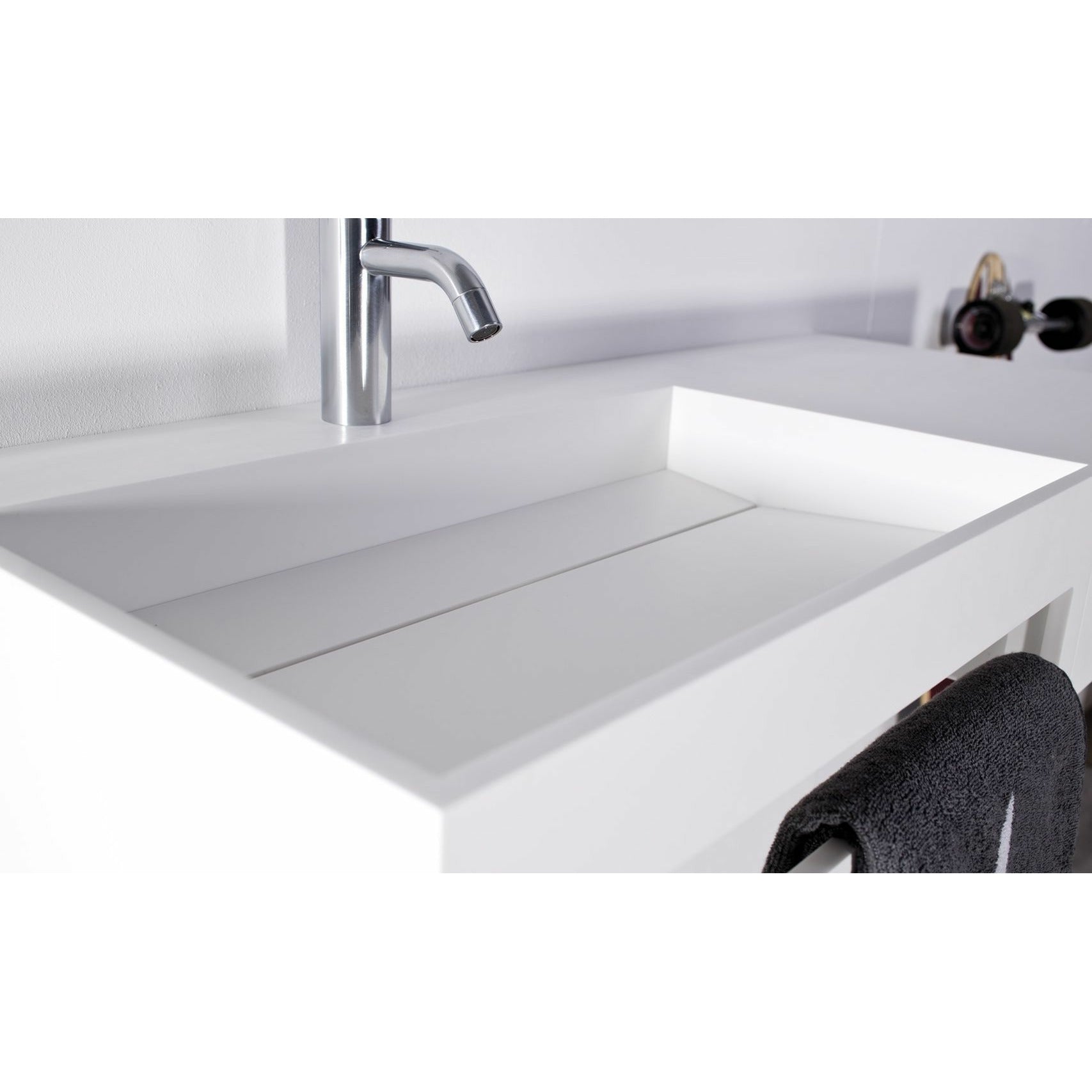 [product_category]-Copenhagen Bath Sandfjord Left Wash Basin, L90 Cm-Copenhagen Bath-5700400100823-40010082-COP-3