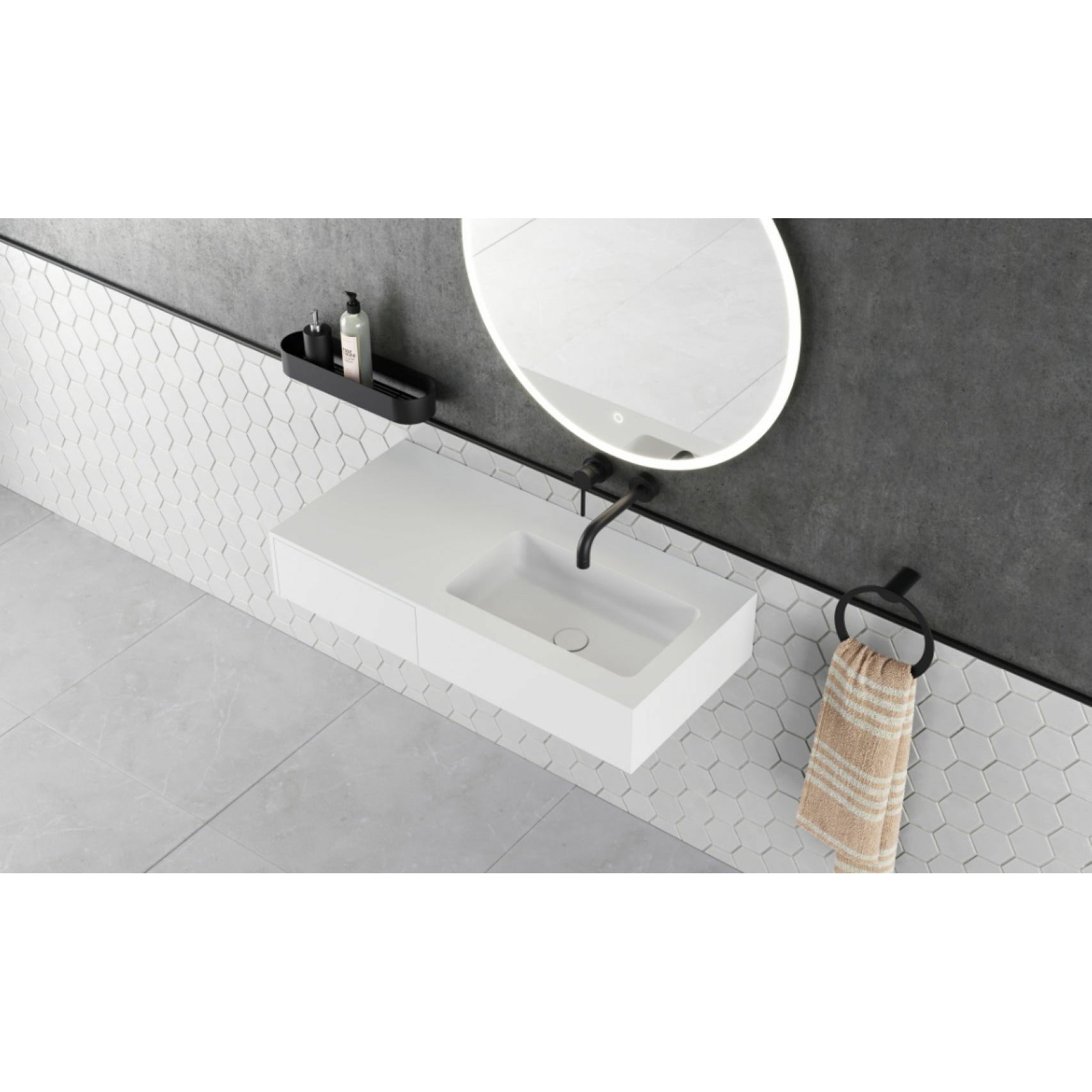 [product_category]-Copenhagen Bath Siø Right Wash Basin-Copenhagen Bath-5700400101608-40010160-COP-2