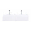 Copenhagen Bath SQ2 -kabinet med dobbeltvask, L120 cm