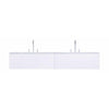 Copenhagen Bath SQ2 -kabinet med dobbeltvask, L160 cm