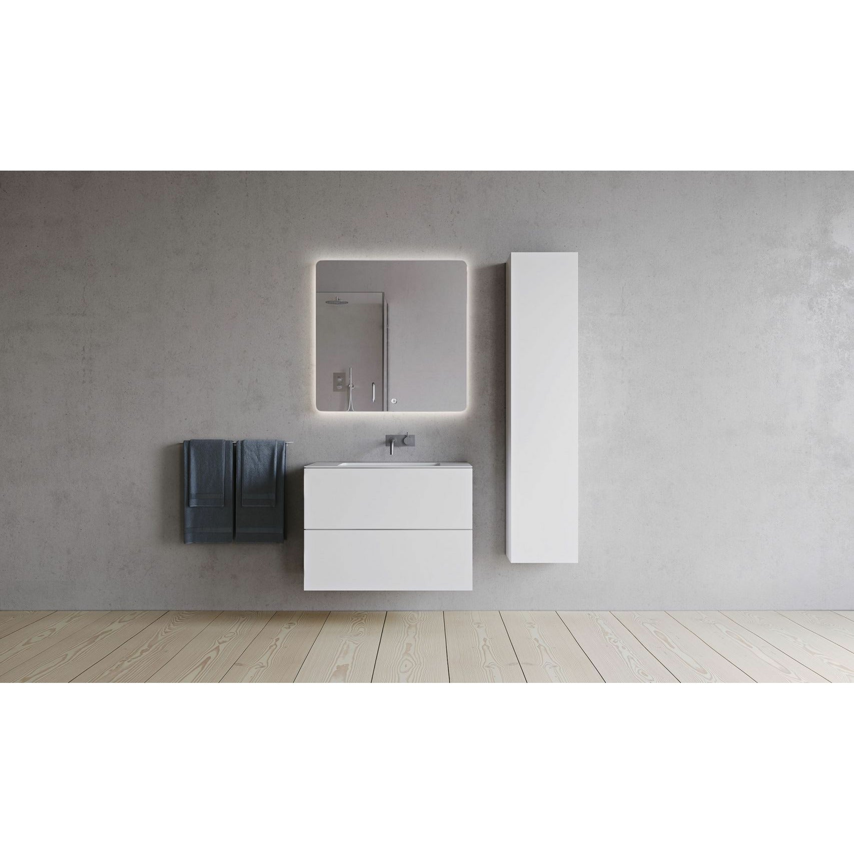 [product_category]-Copenhagen Bath Sq2 Double Cabinet With Center Wash, L80 Cm-Copenhagen Bath-5700300102330-30010233-COP-2