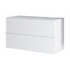 Copenhagen Bath SQ2 dobbelt kabinet med bordplade, L100 cm