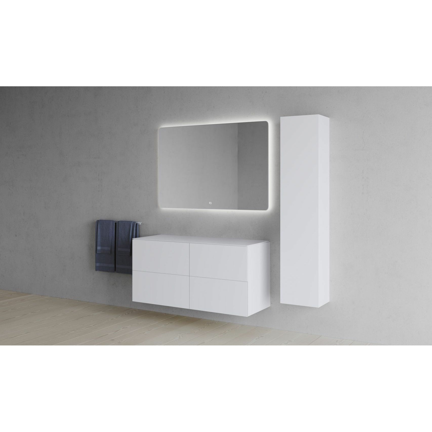 [product_category]-Copenhagen Bath Sq2 Double Cabinet With Countertop, L120 Cm-Copenhagen Bath-5700300102446-30010244-COP-6