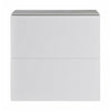 Copenhagen Bath SQ2 dobbelt kabinet med bordplade, L60 cm