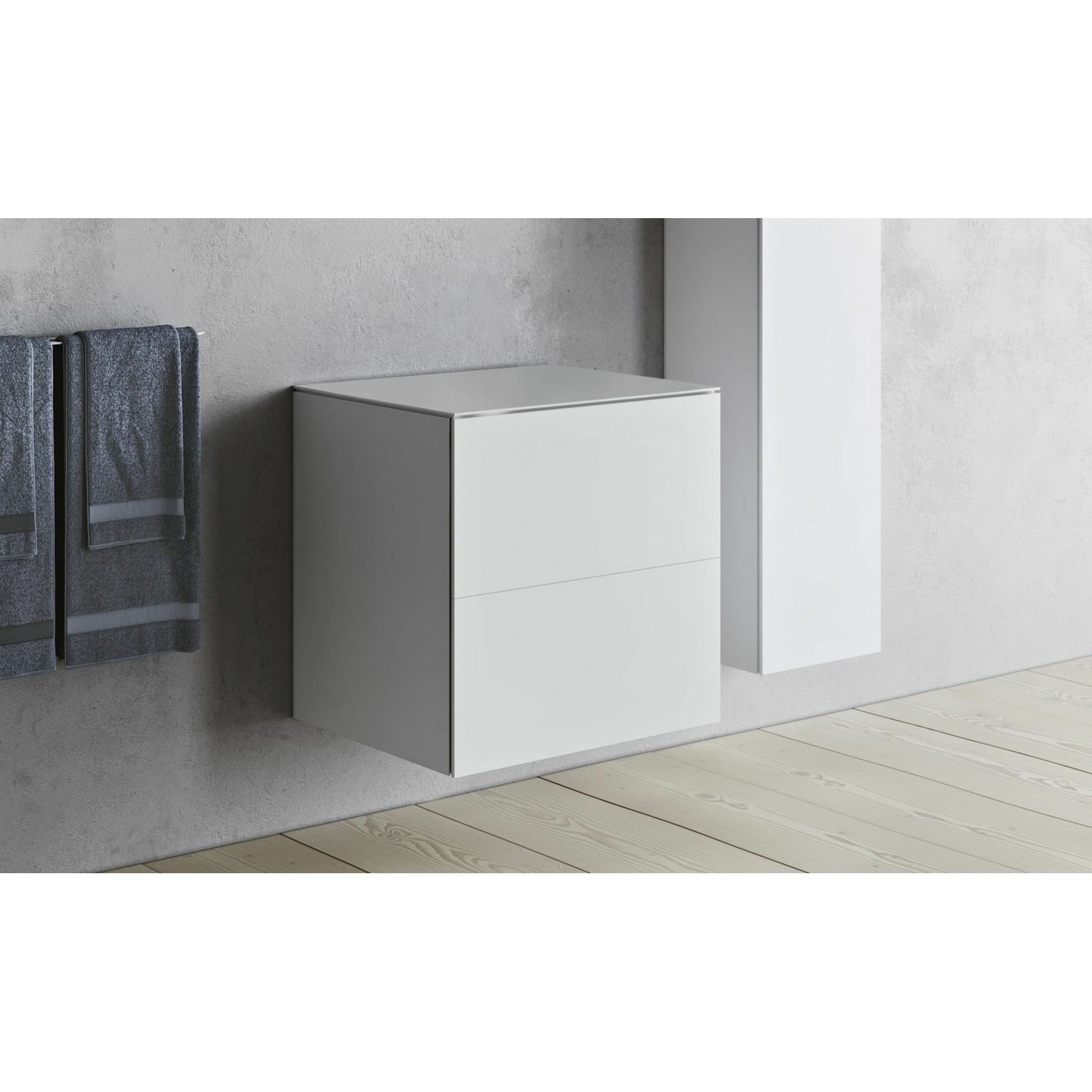 [product_category]-Copenhagen Bath Sq2 Double Cabinet With Countertop, L60 Cm-Copenhagen Bath-5700300102415-30010241-COP-3