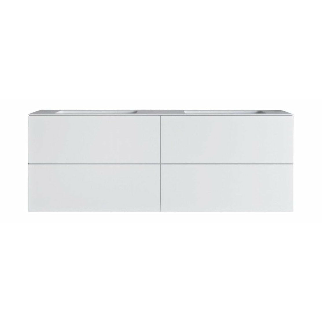 [product_category]-Copenhagen Bath Sq2 Double Cabinet With Double Washing, L160 Cm-Copenhagen Bath-5700300101722-30010172-COP-1
