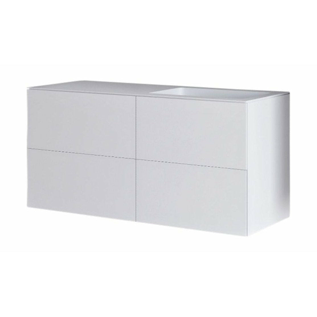[product_category]-Copenhagen Bath Sq2 Double Cabinet With Right Washing, L120 Cm-Copenhagen Bath-5700300101647-30010164-COP-1