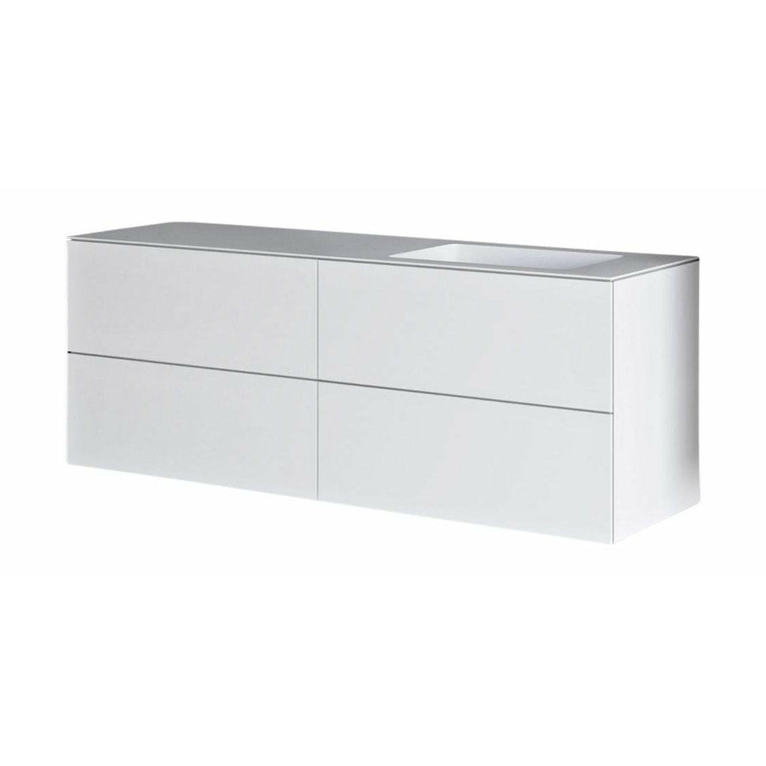 [product_category]-Copenhagen Bath Sq2 Double Cabinet With Right Washing, L160 Cm-Copenhagen Bath-5700300101715-30010171-COP-1