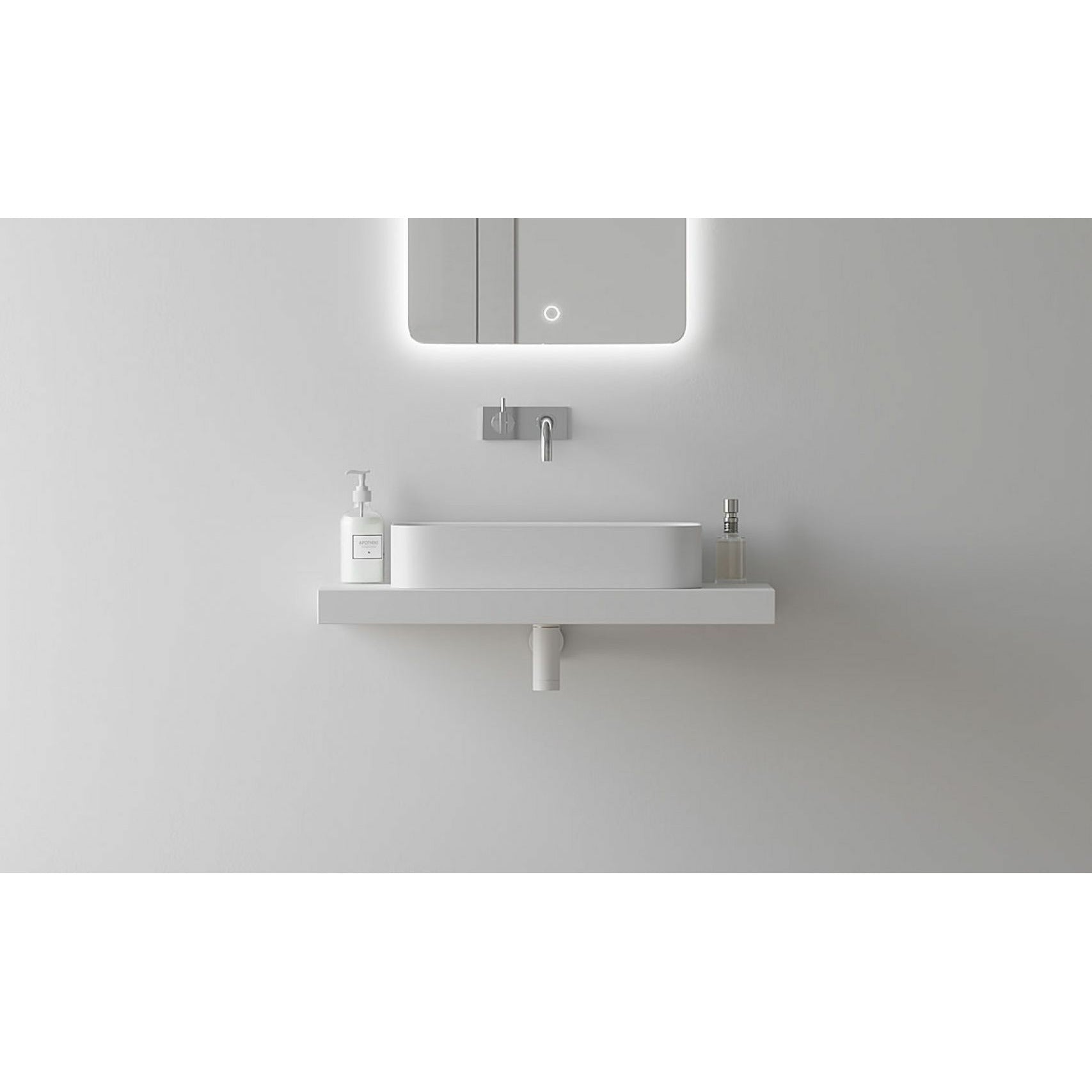 [product_category]-Copenhagen Bath Yuno Ta Wash Basin, L55 Cm-Copenhagen Bath-5700400102193-40010219-COP-2