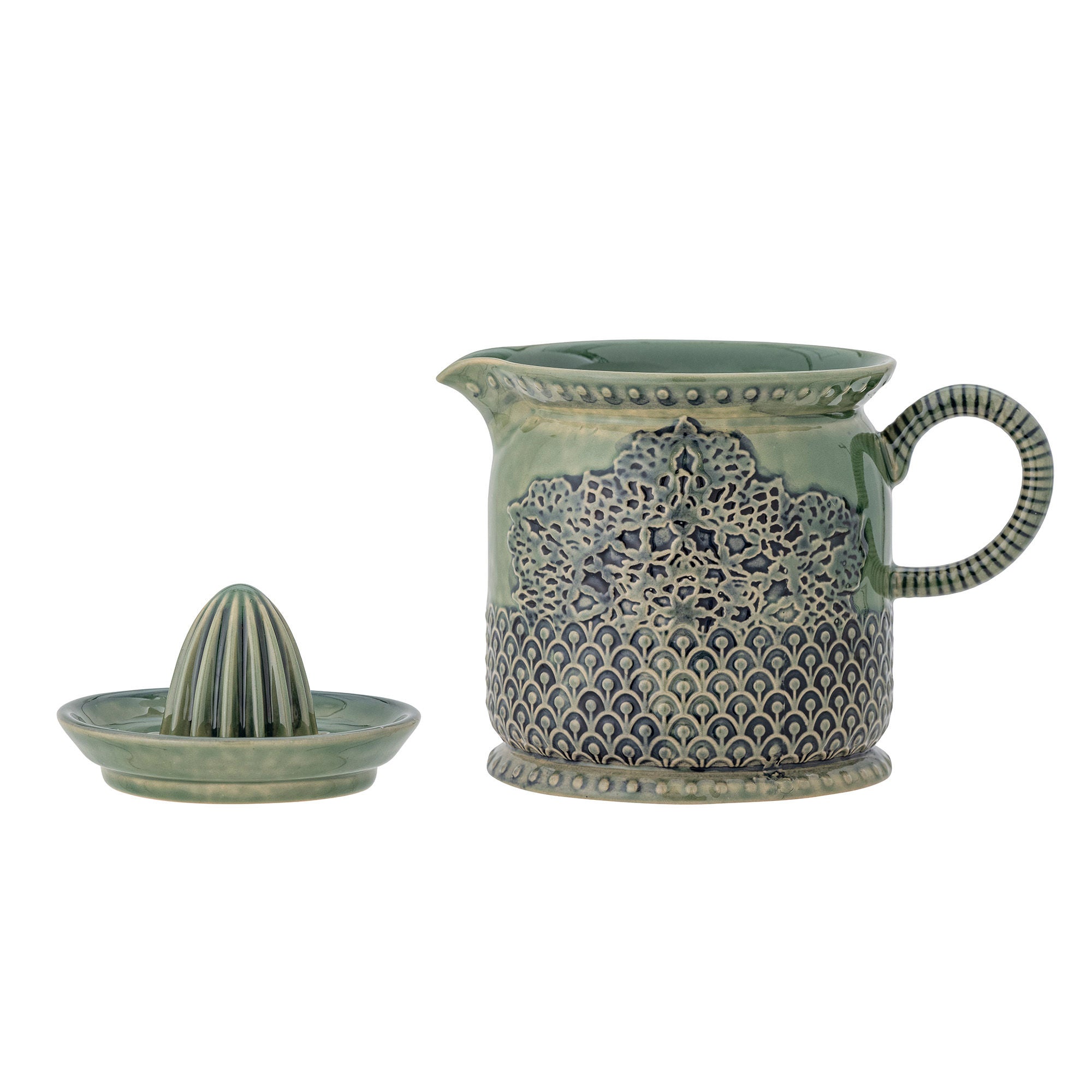 [product_category]-Creative Collection Liselu Lemon Juicer, Green, Stoneware-Creative Collection-5711173295524-82057454-BLO-3