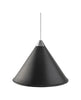  Namibia Pendant ø 25 Cm Black/Chrome With White Cable