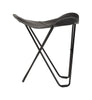 Cuero Pampa Flying Goose Stool, Black/Black