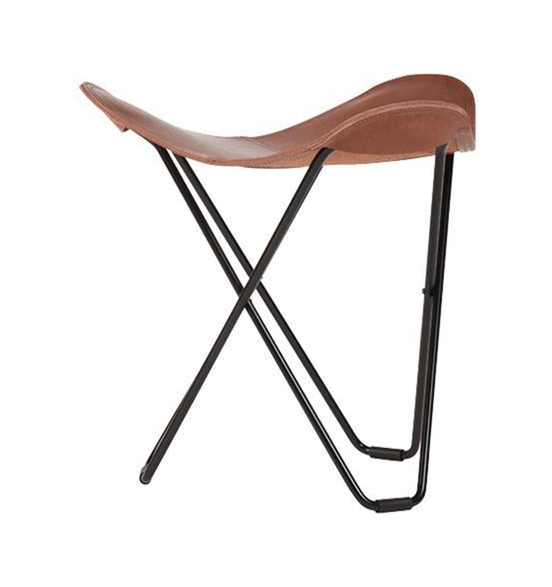 [product_category]-Cuero Pampa Flying Goose Stool, Montana/Black-Cuero-7340172614319-1431-CUE-1